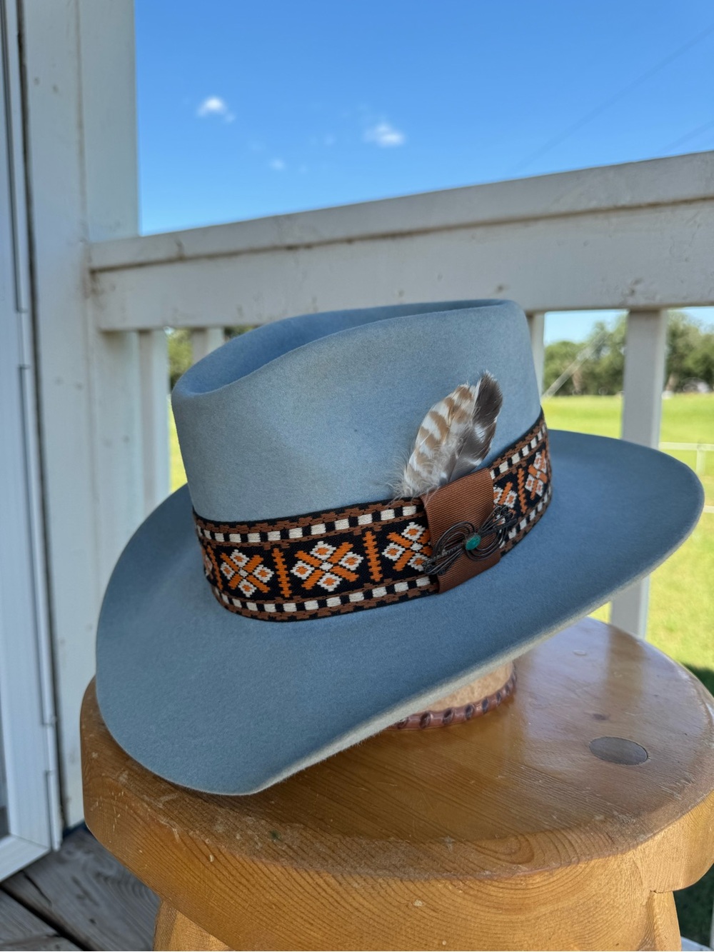 Warbonnet Powder Blue Custom Hat